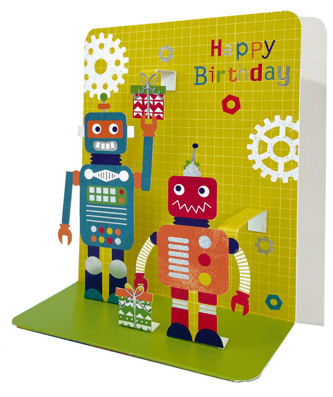 Small Pop Up Cards - Robots